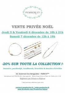 Vente Noël Pemberley décembre 2013 à Paris